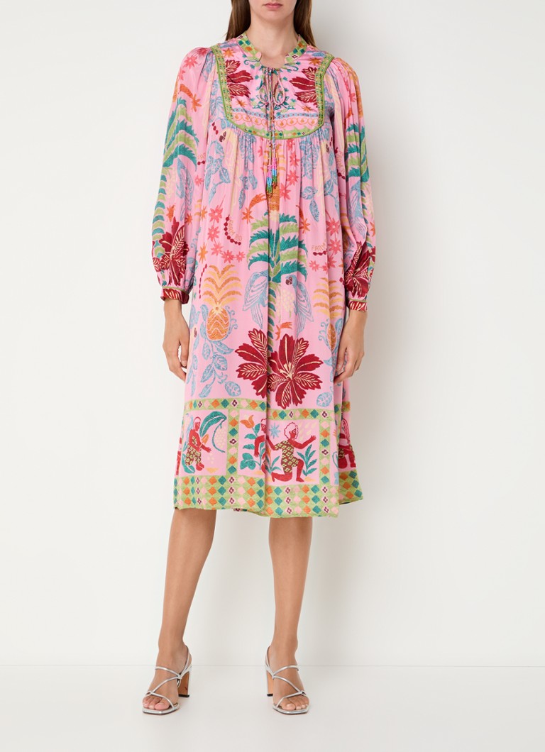 Vestido midi estampado de Farm Rio