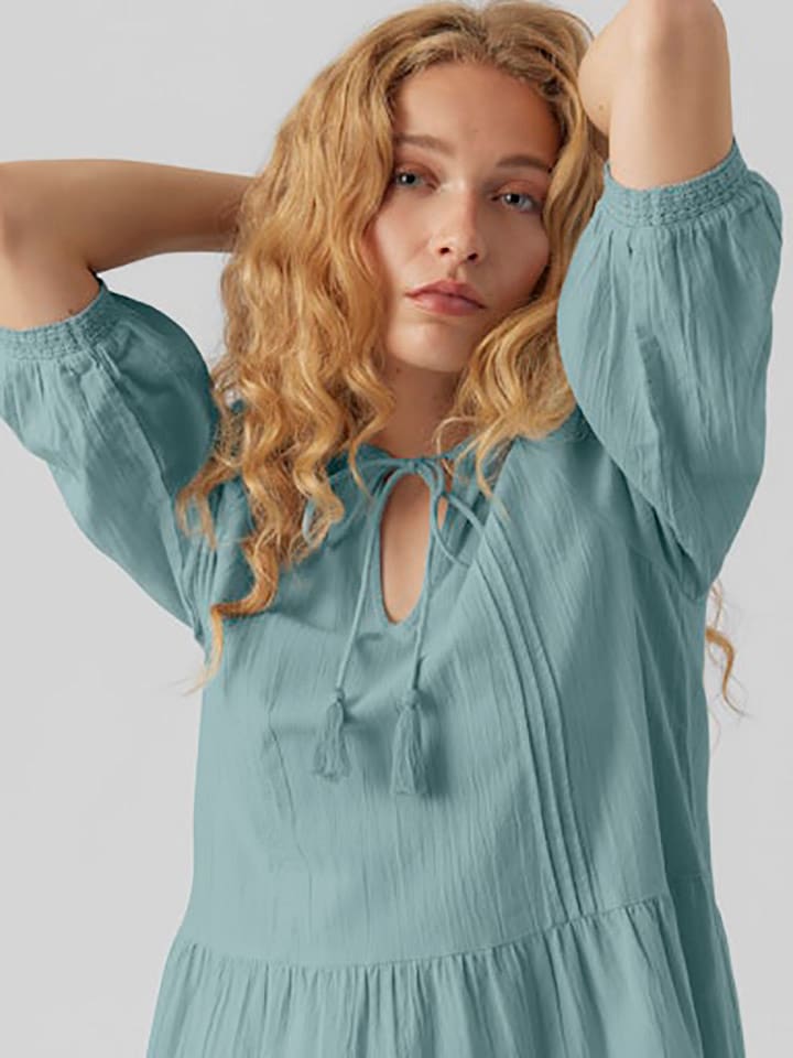 Vero Moda Kleid in Hellblau günstig kaufen