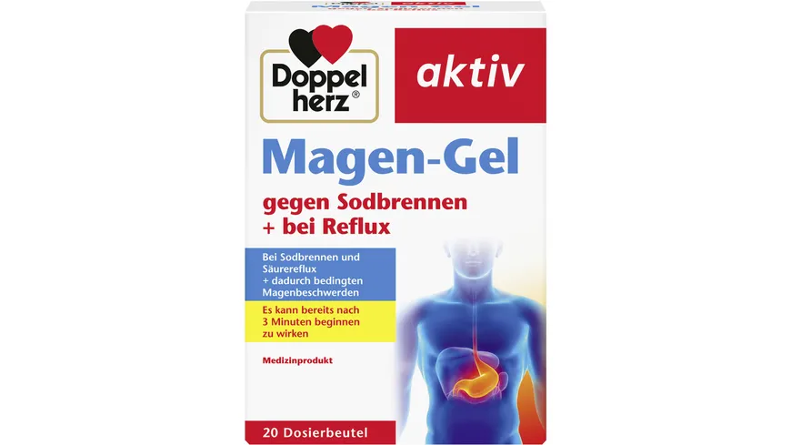 Doppelherz Magen-Gel gegen Sodbrennen + bei Reflux 200 ml