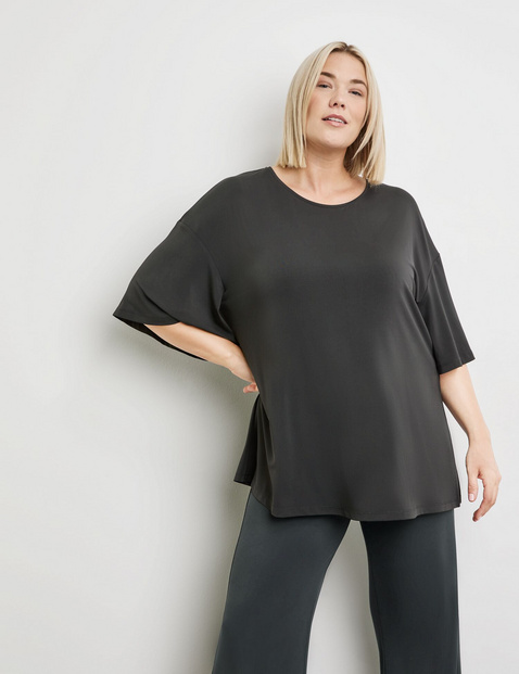 Legeres Shirt aus feinem Slinky-Jersey