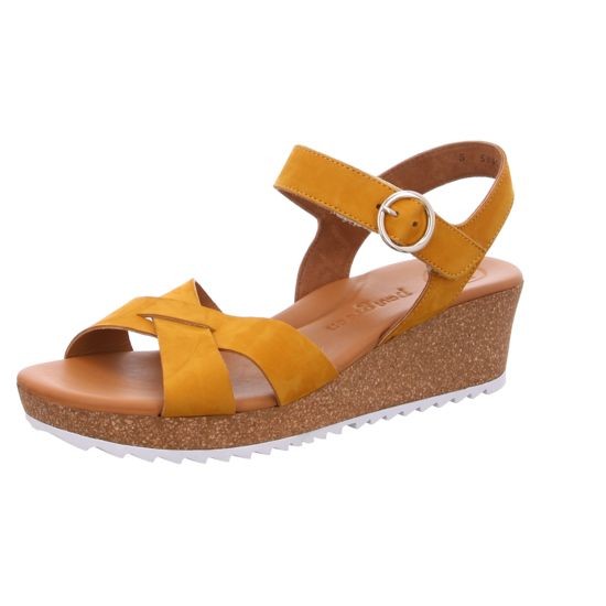 PAUL GREEN Klassische Sandalen gelb