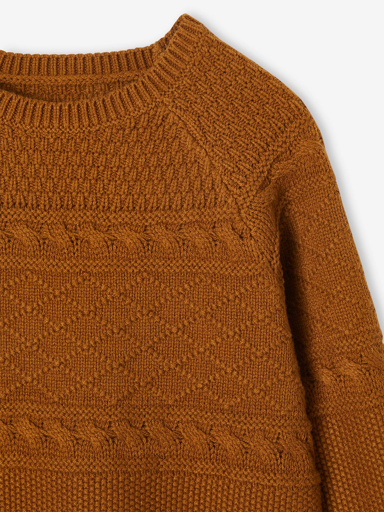 Vertbaudet Jungen Pullover Oeko-Tex - bronze