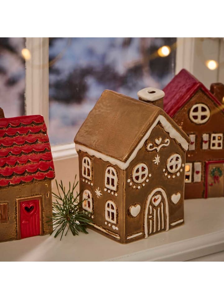 IB Laursen Lichthaus LEBKUCHENHAUS Rundbogen Tür Herzen 15 cm günstig kaufen onesize