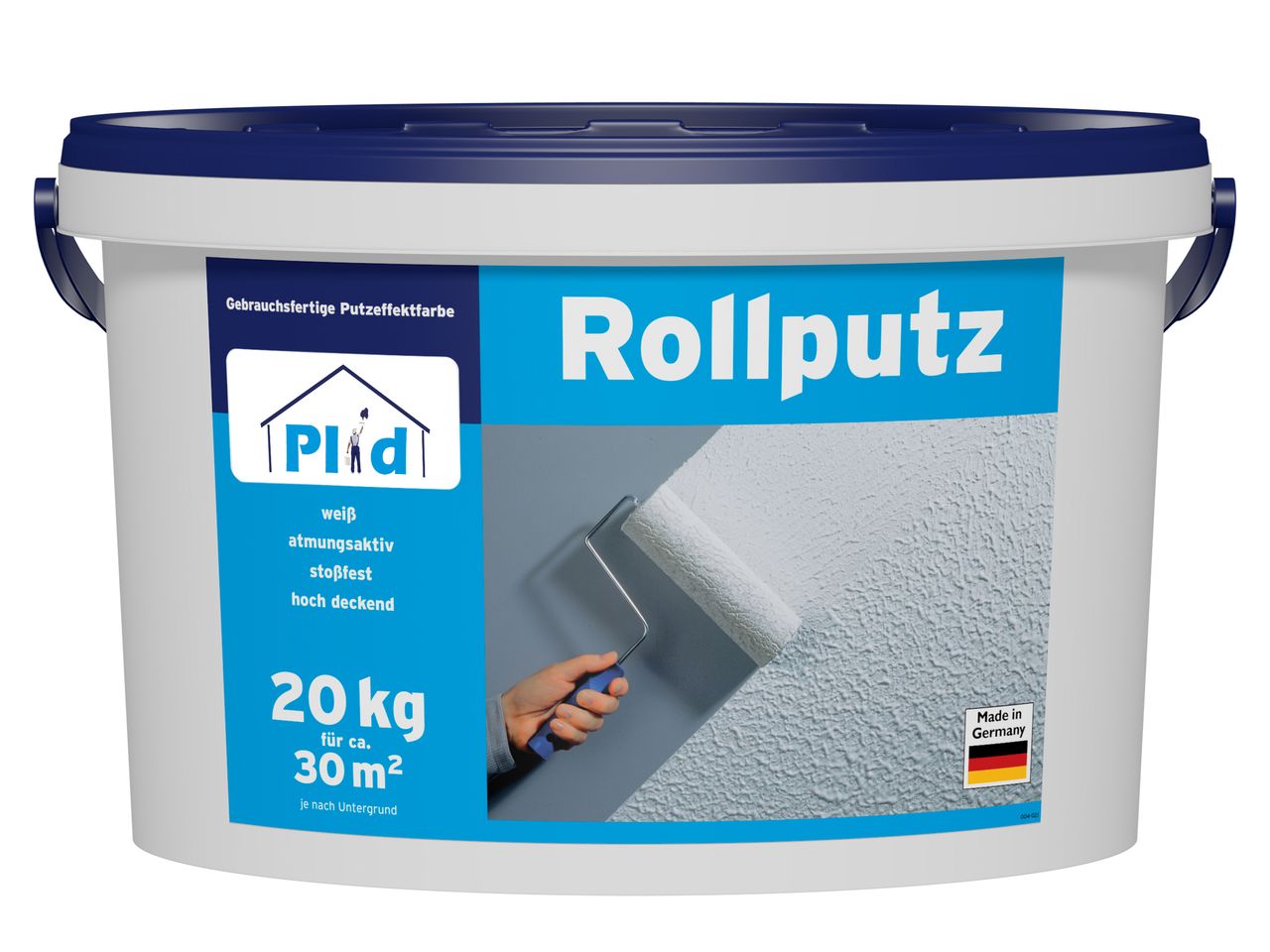 Plid Premium Rollputz Streichputz Dekorputz Strukturfarbe Weiß