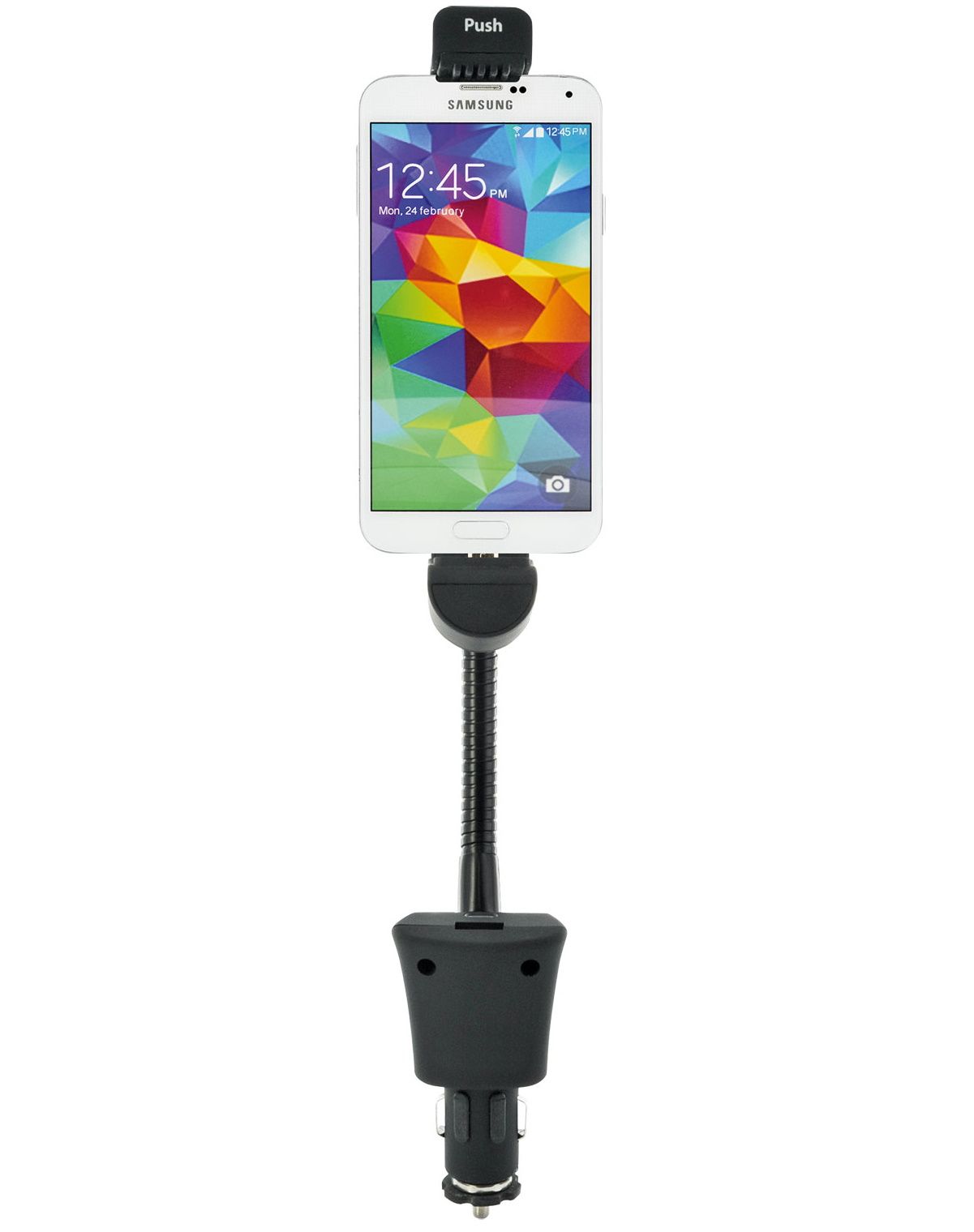 Schwaiger LHSA300M Micro USB Schwanenhals Smartphone Halterung