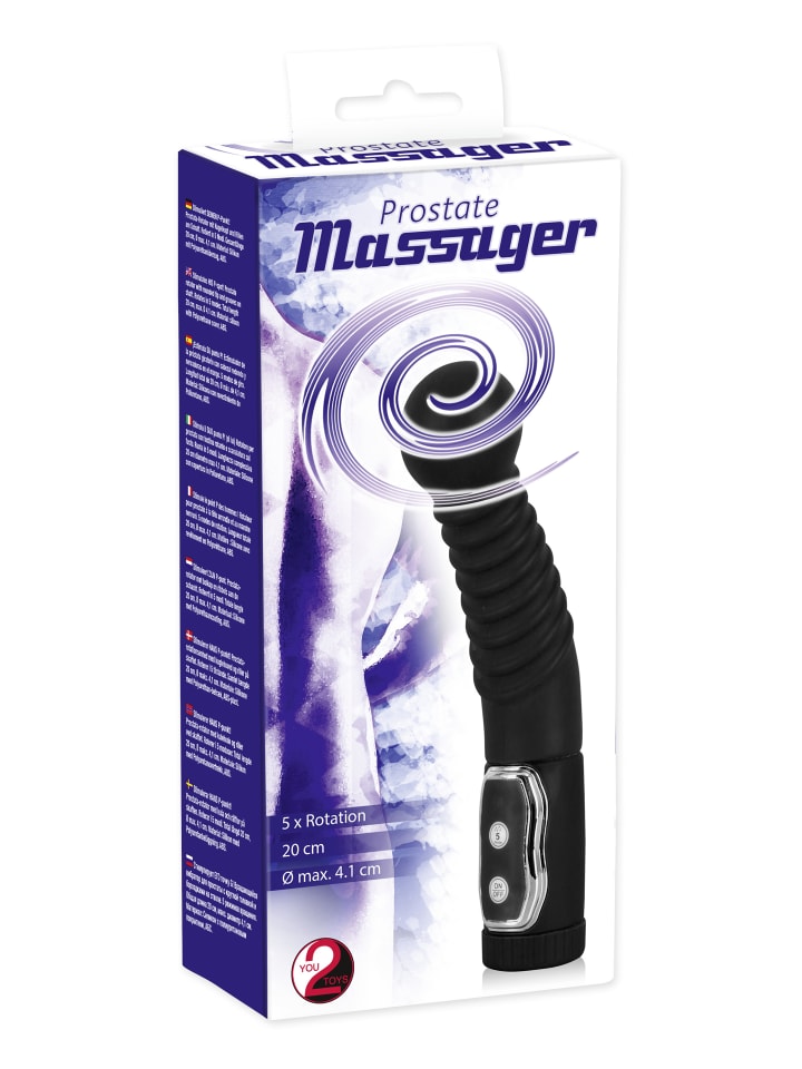 You2Toys Prostata-Rotator Prostate Massager in schwarz günstig kaufen 21 cm