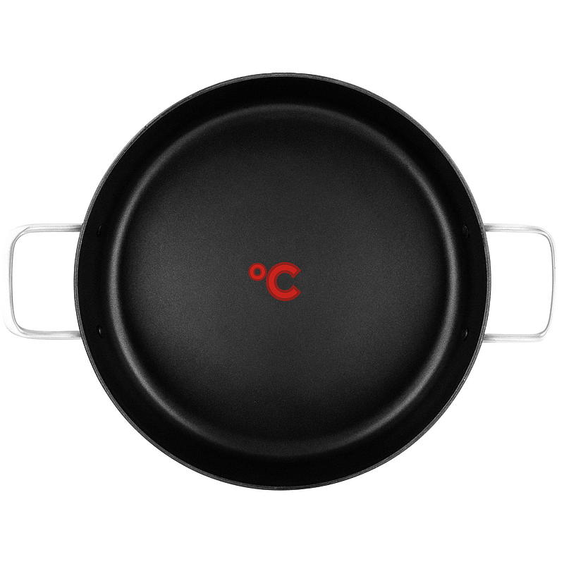 Cuisine Chef Stekegryte ø 28 cm lav m/glasslokk Chef