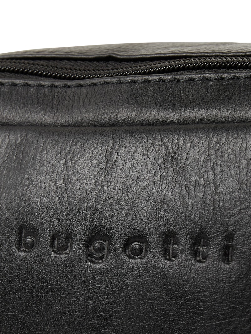 Kulturbeutel mit Logo in schwarz
