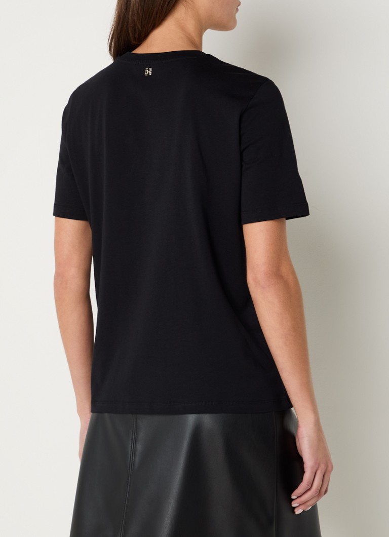 Fifth House Elyah T-shirt with logo embroidery and sequins
