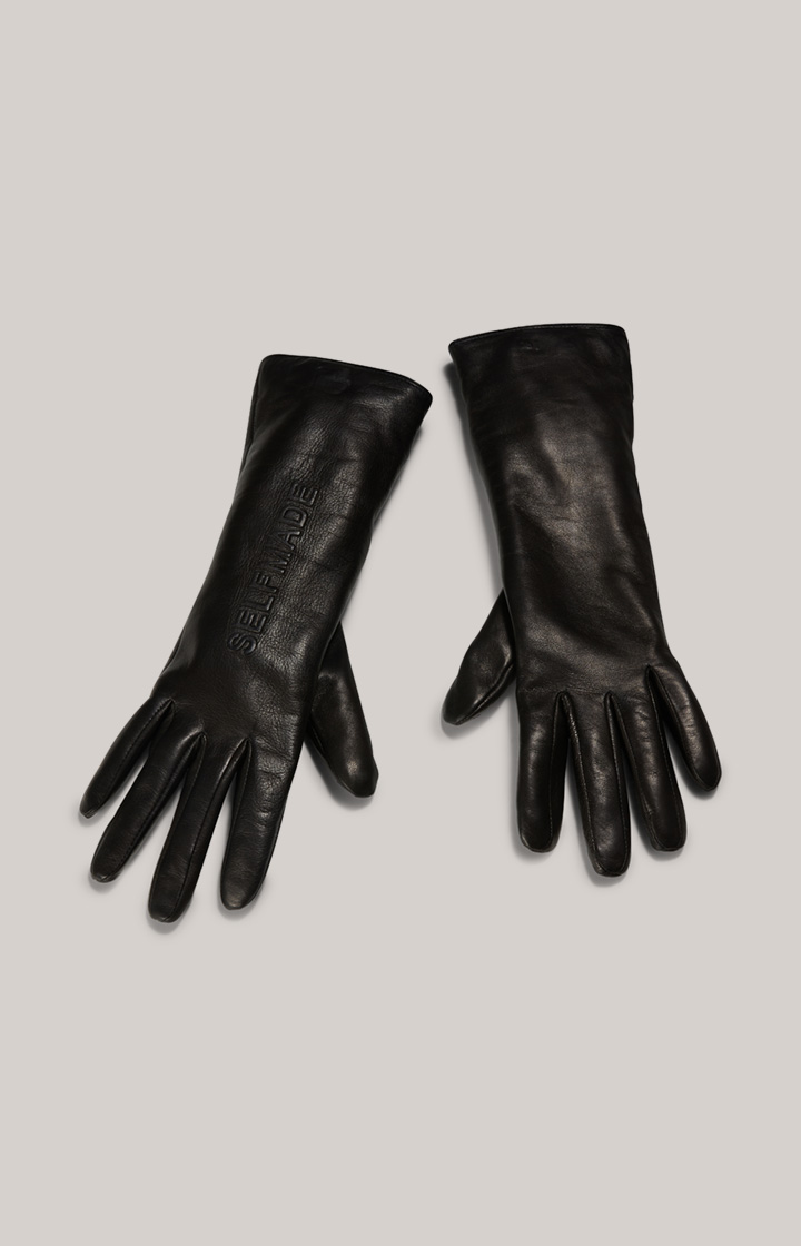 Lederhandschuhe in Schwarz