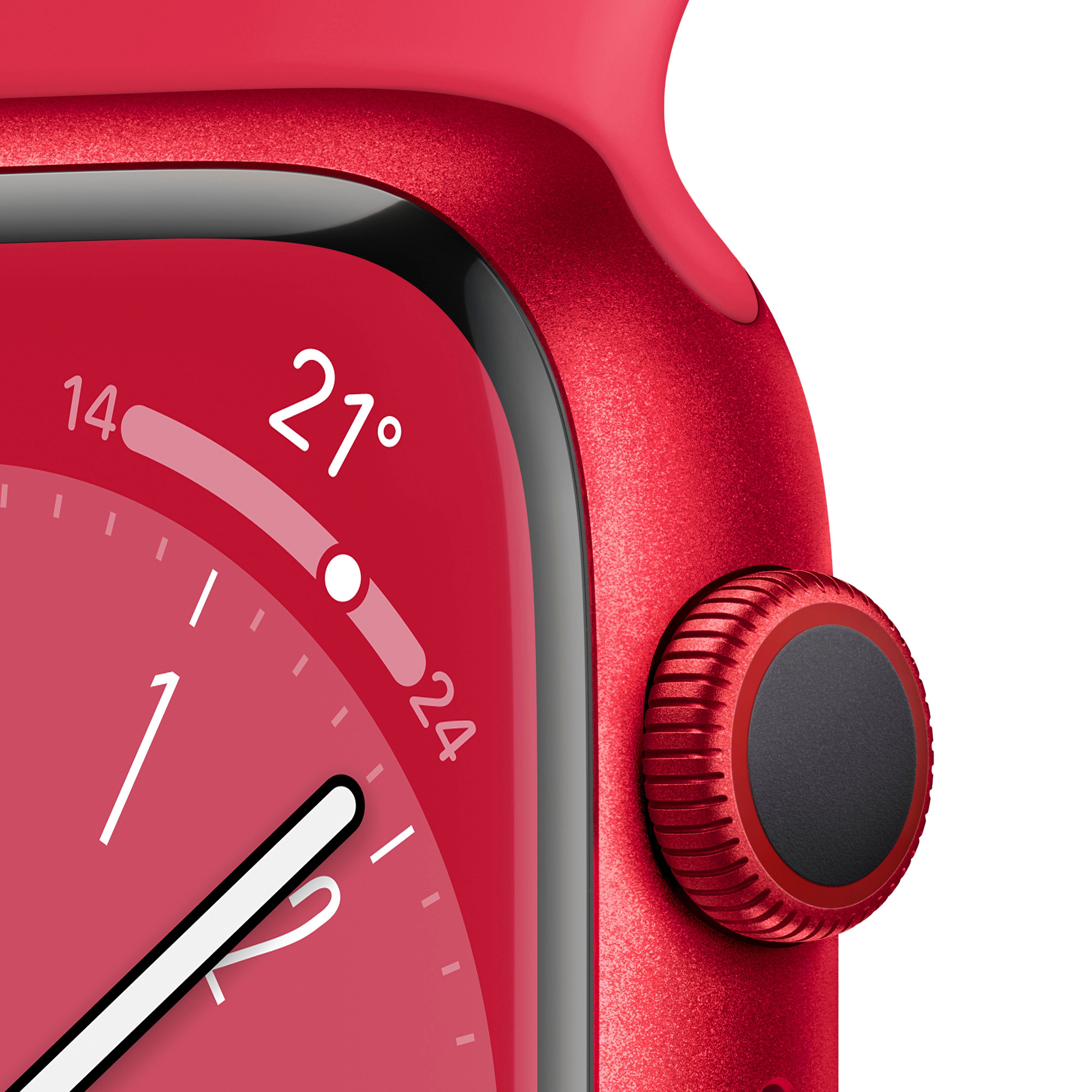 Apple Watch Series 8 GPS + Cellular 41mm Watch, Die Zukunft der Gesundheit. Am Handgelenk.