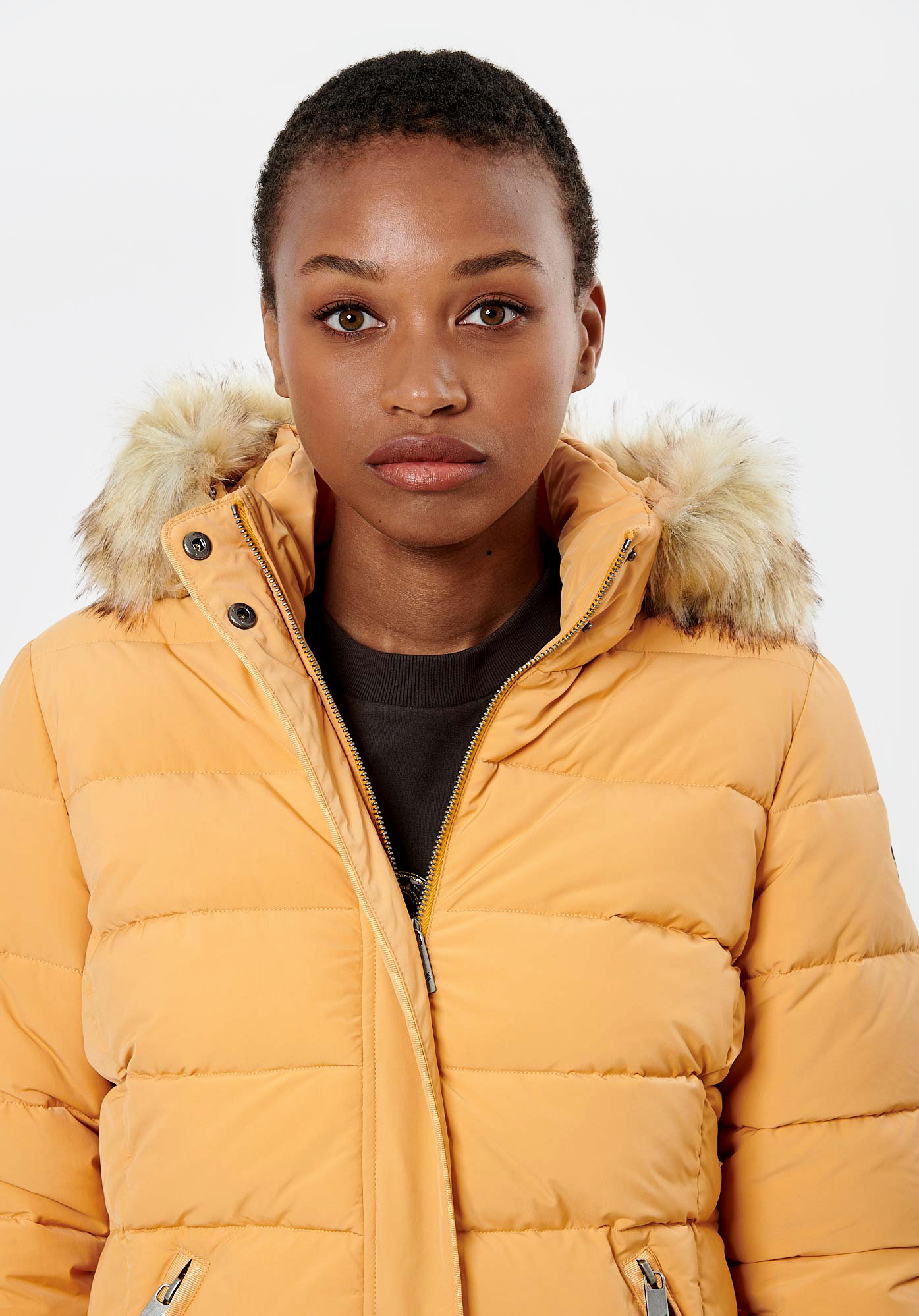 DIBBY  Doudoune jaune femme