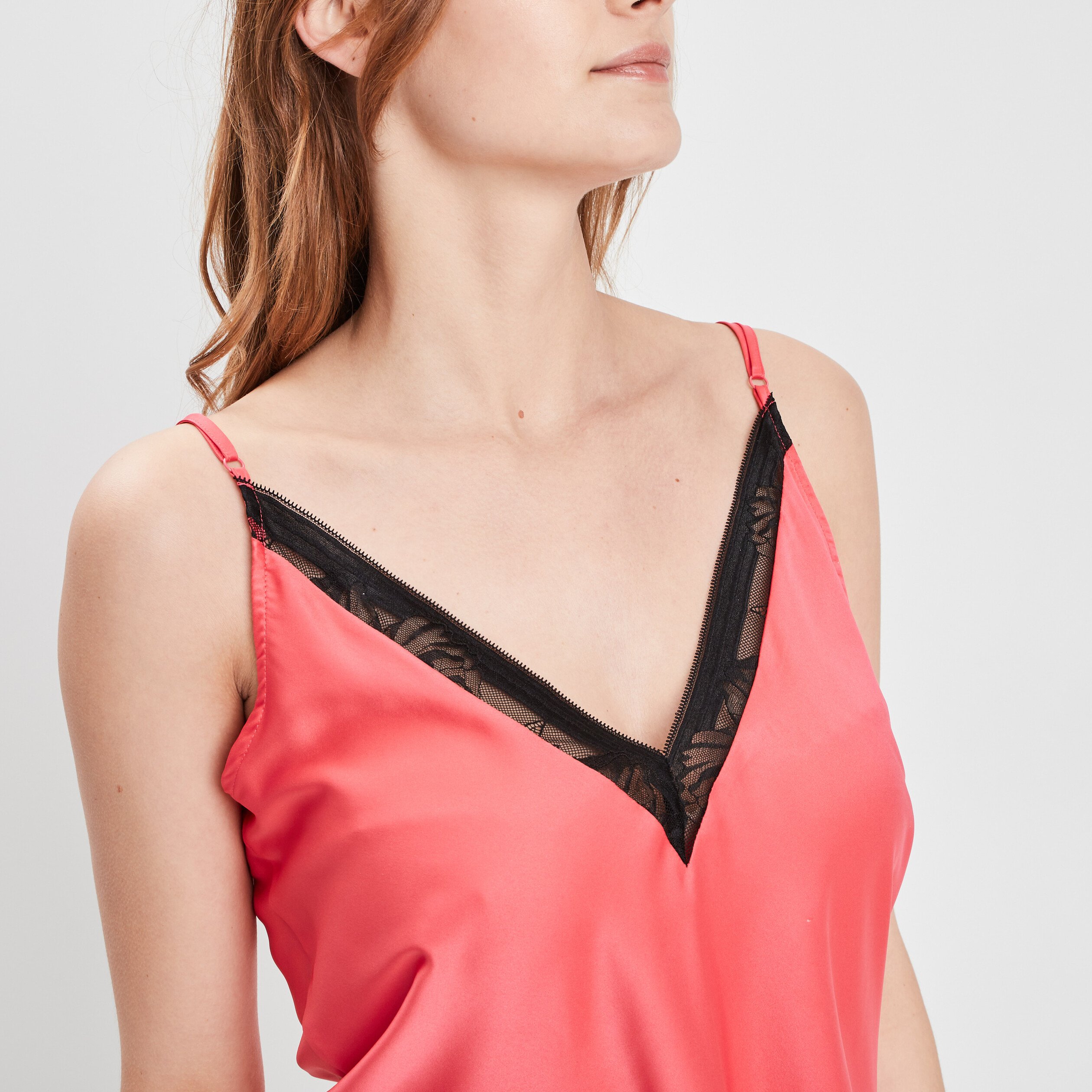 Ensemble pyjama 2 pièces rose vif femme | La Halle