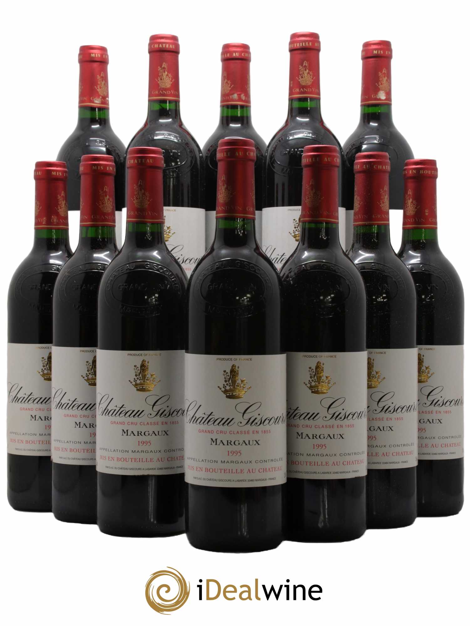 Château Giscours 3ème Grand Cru Classé  1995 - Lot de 12 Bouteilles