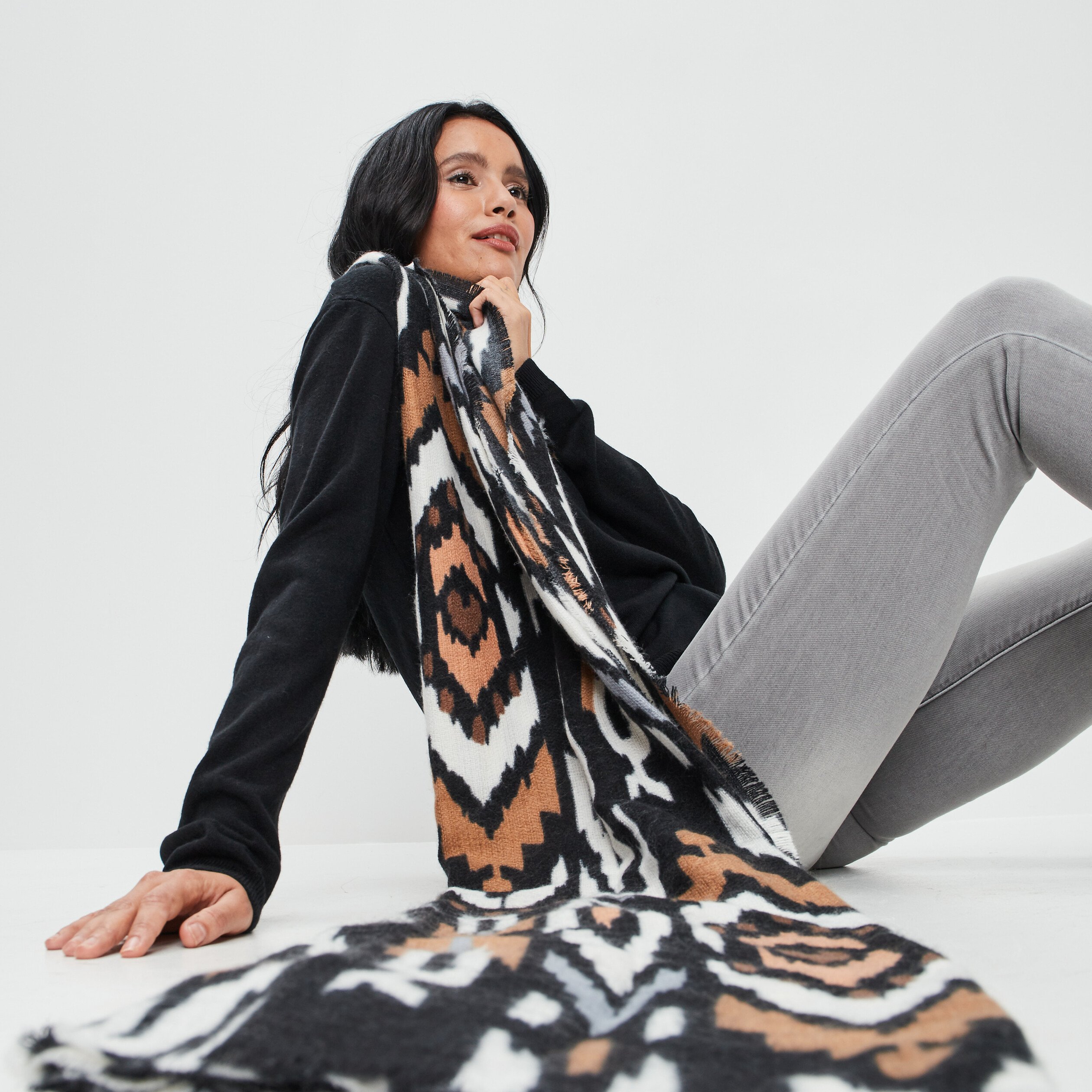 Foulard multicolore femme | La Halle