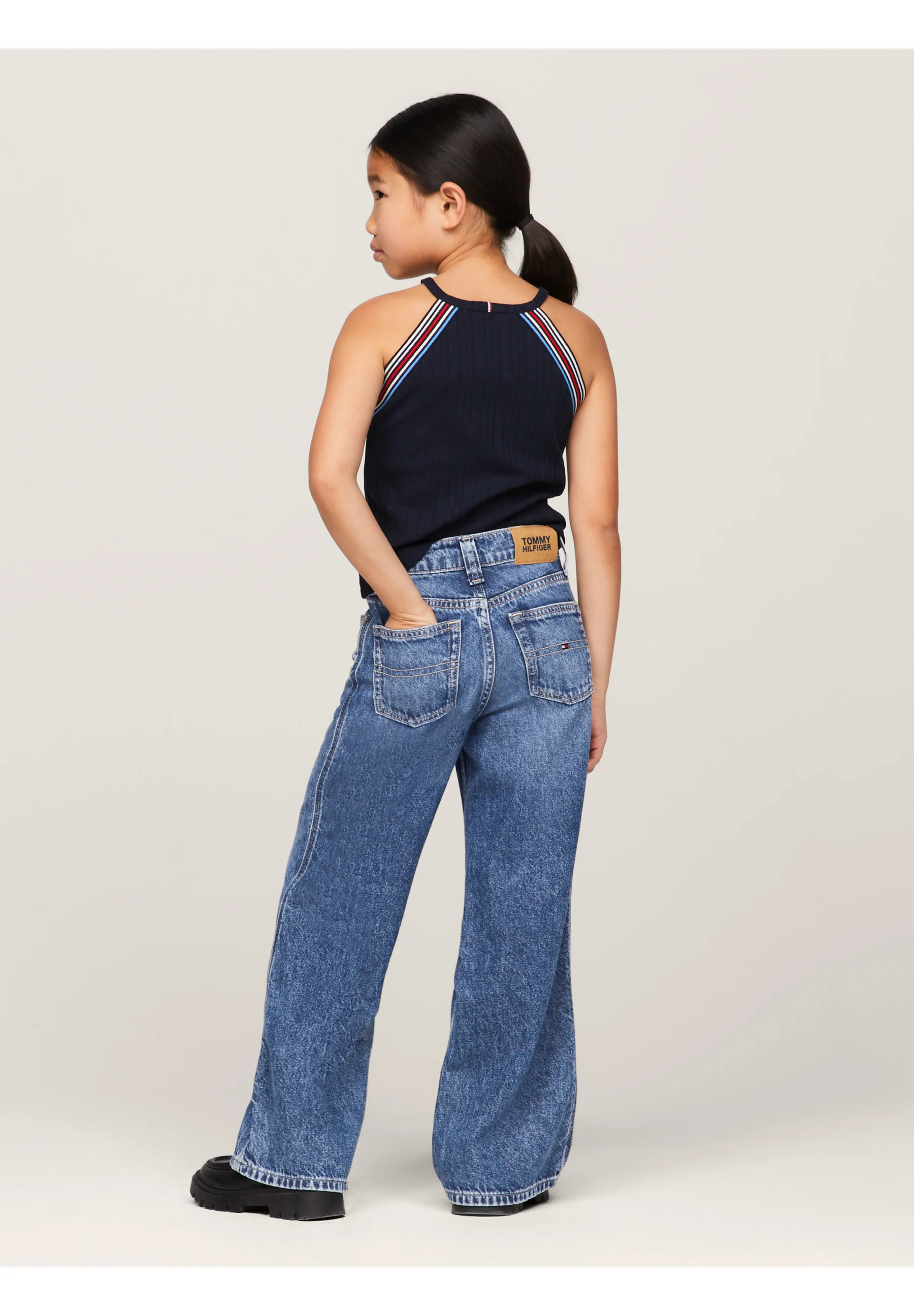 Tommy Hilfiger MABEL SALT & PEPPER - Pantalones
