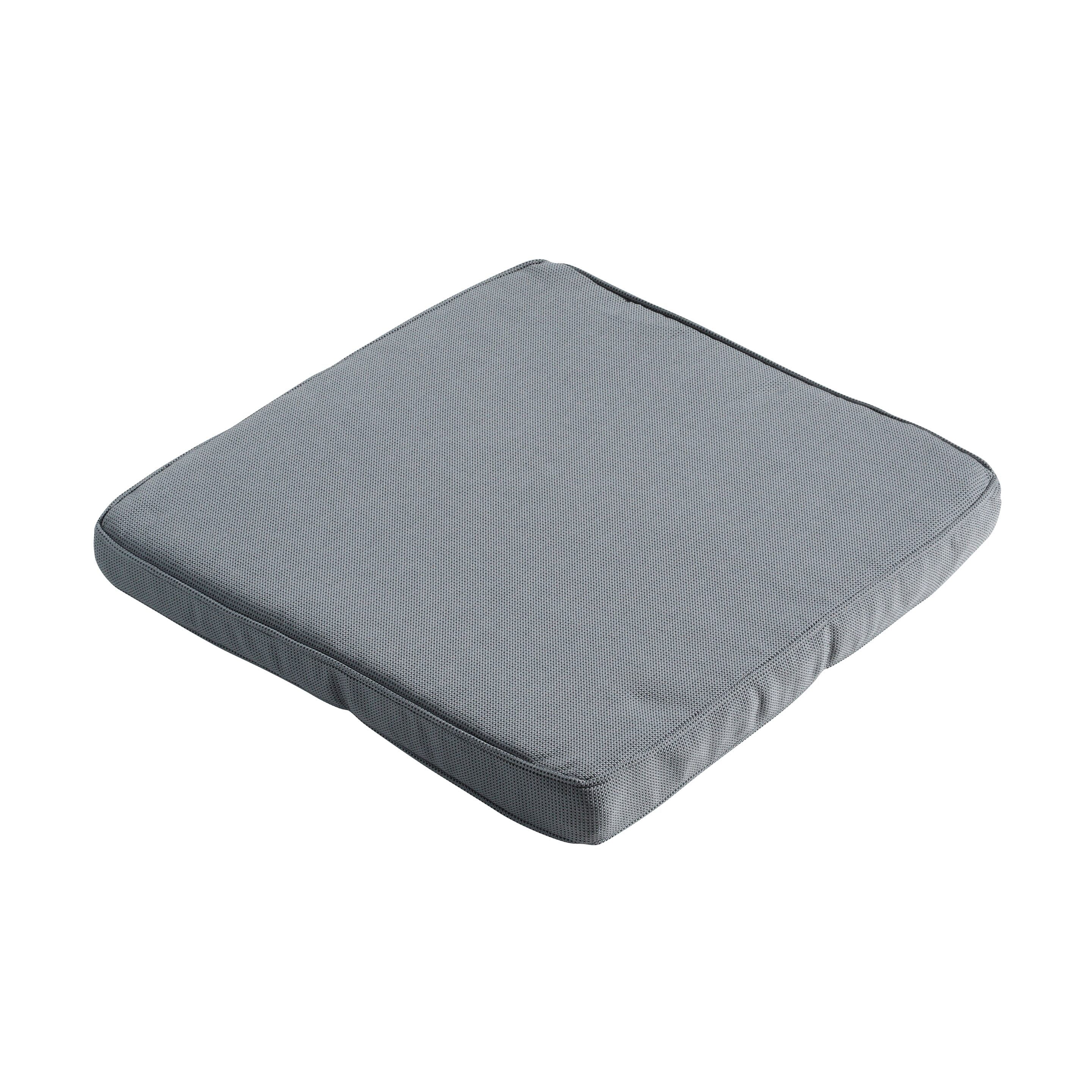 Madison Rib Grey 48x48 Sitzkissen