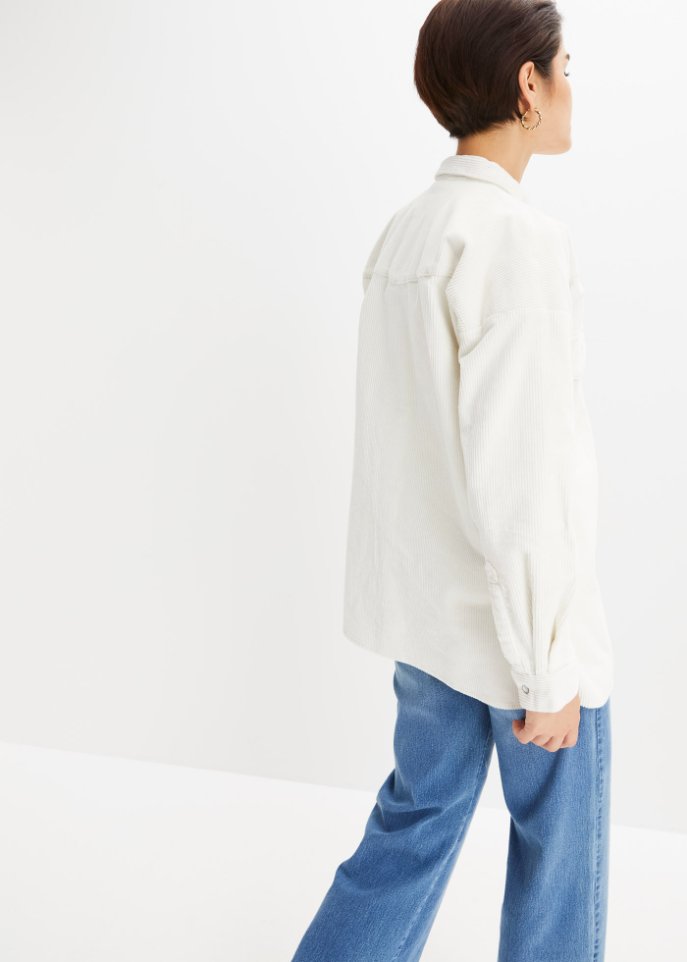 Cord-Hemdbluse
