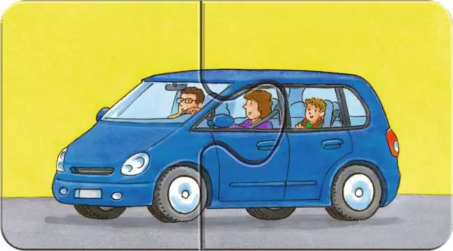 Kinderpuzzle ab 2 Jahren - Einsatzfahrzeuge - 2 Teile