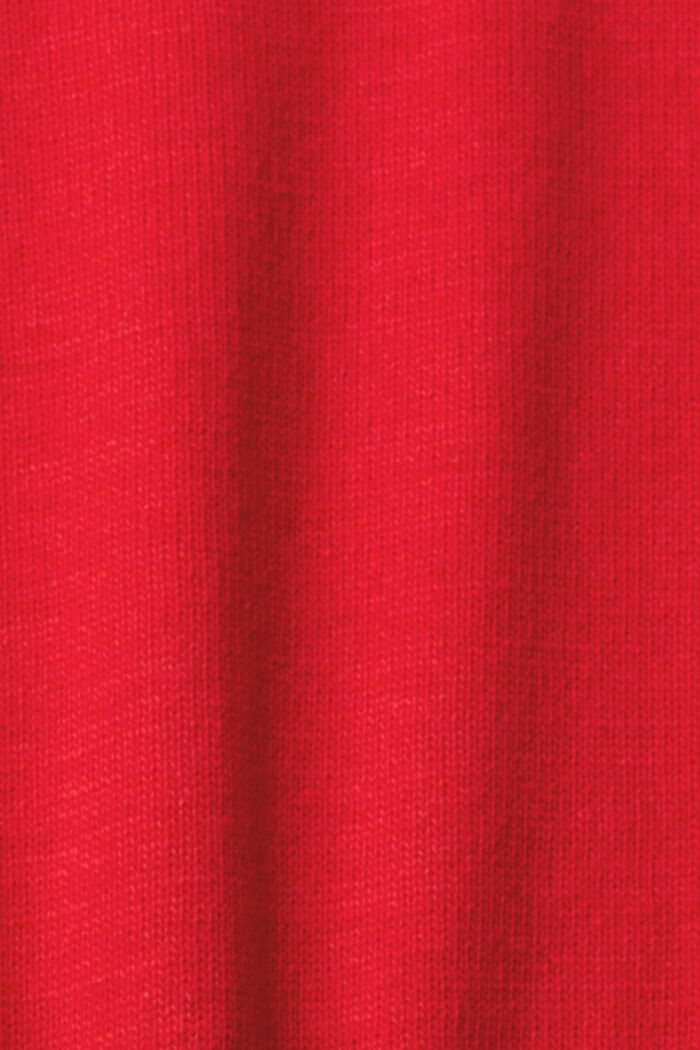 Pullover mit Mock-Neck aus Baumwollgemisch, LENZING™ ECOVERO™