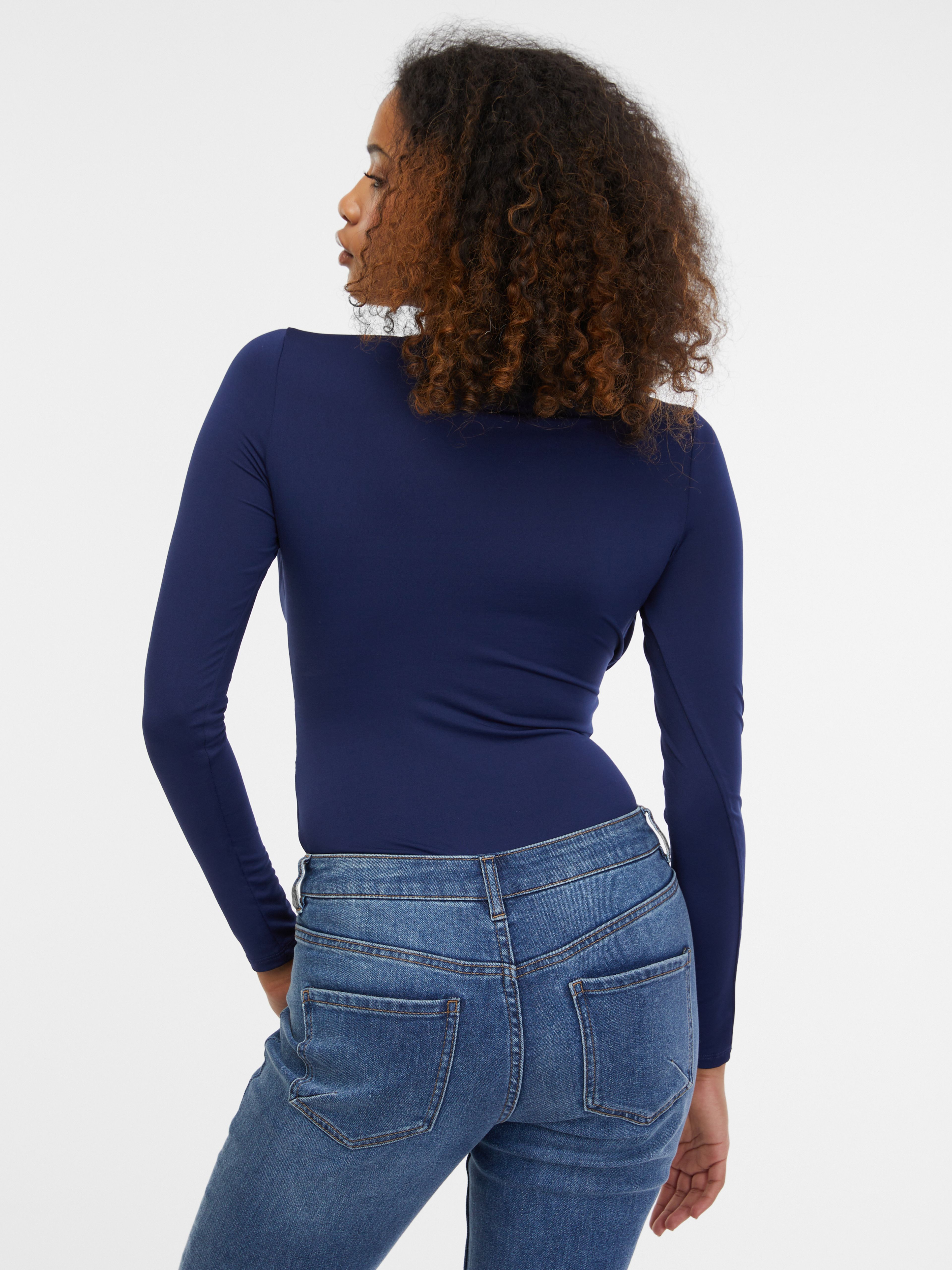 Dunkelblaues Damen-Top ORSAY