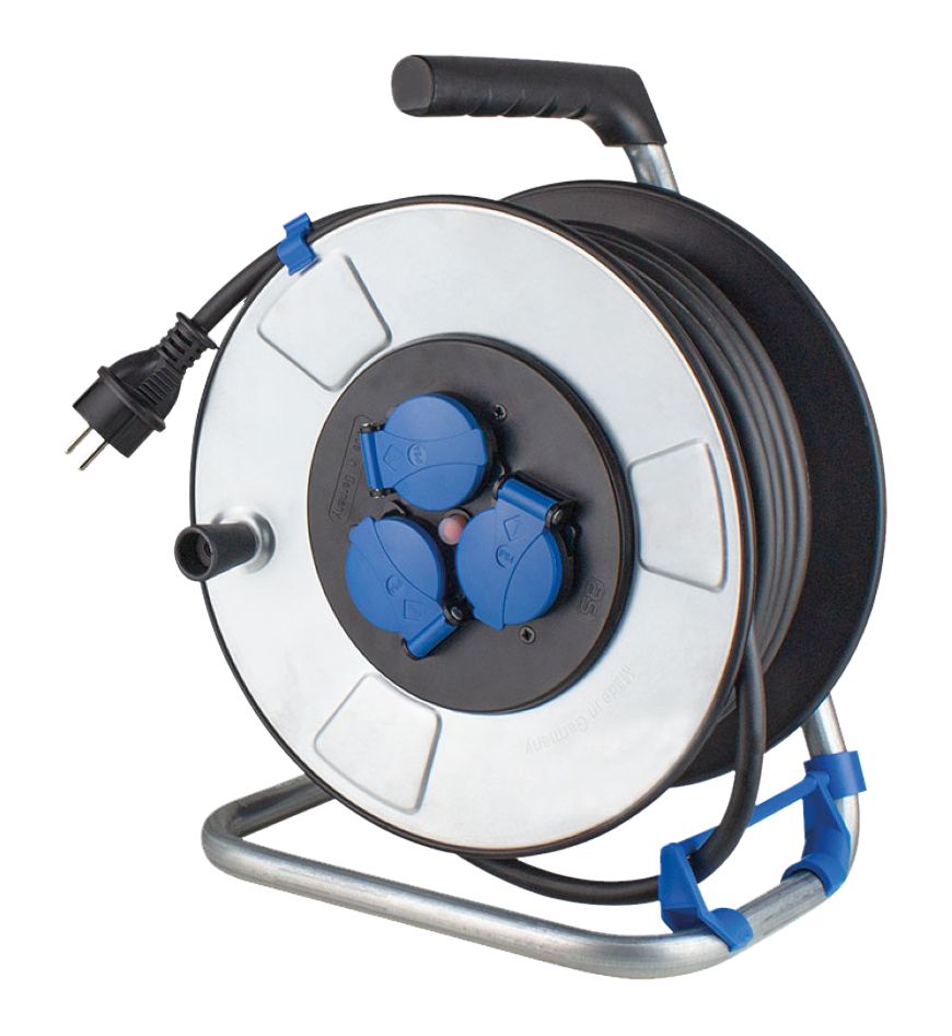 Schwabe 10313 Bobina de cablu Ironcoat 230V/16A IP44 Neopreen H07RN-F 3G1.5 25m