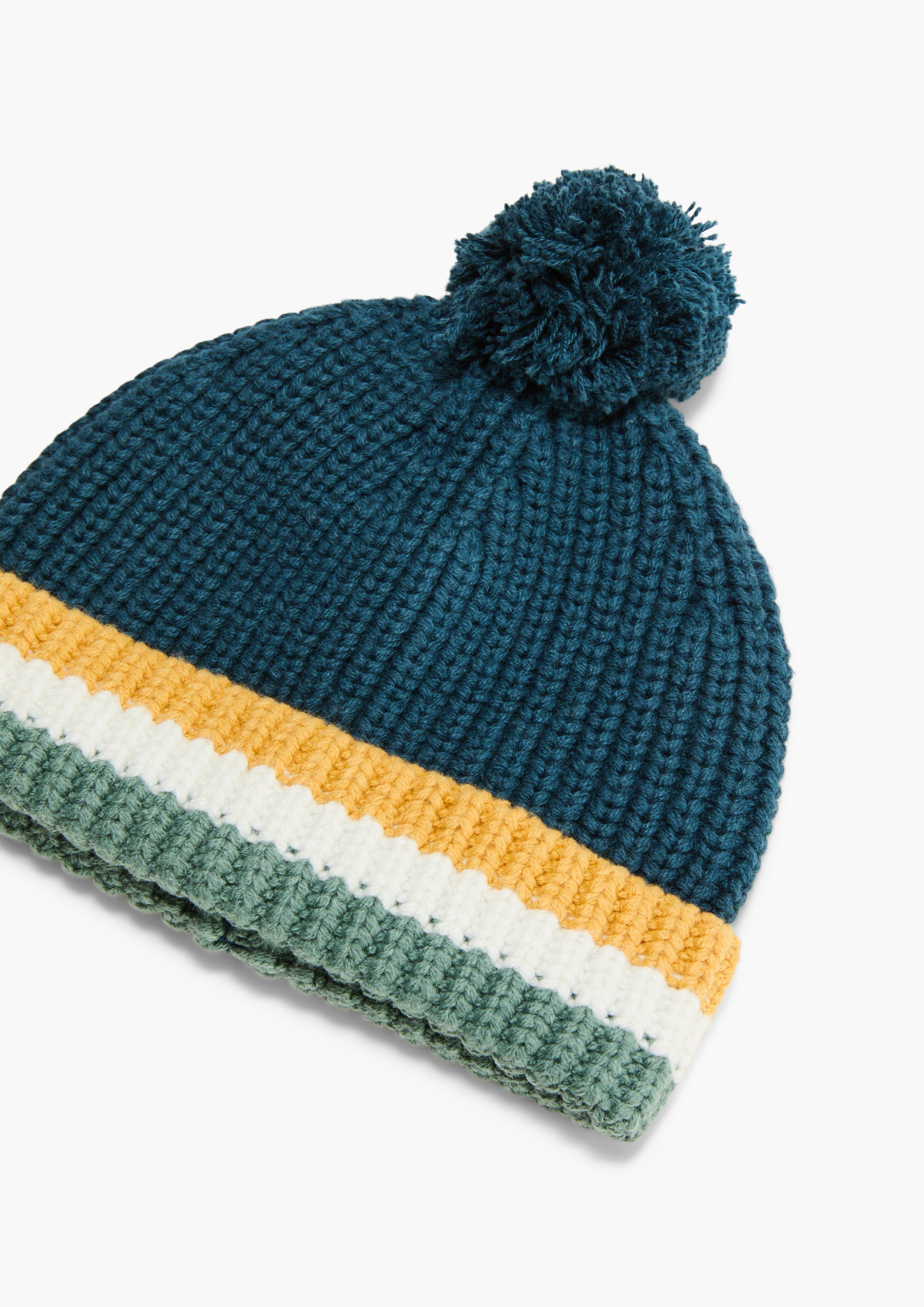 Strickmütze mit Pompom  2130928-6904