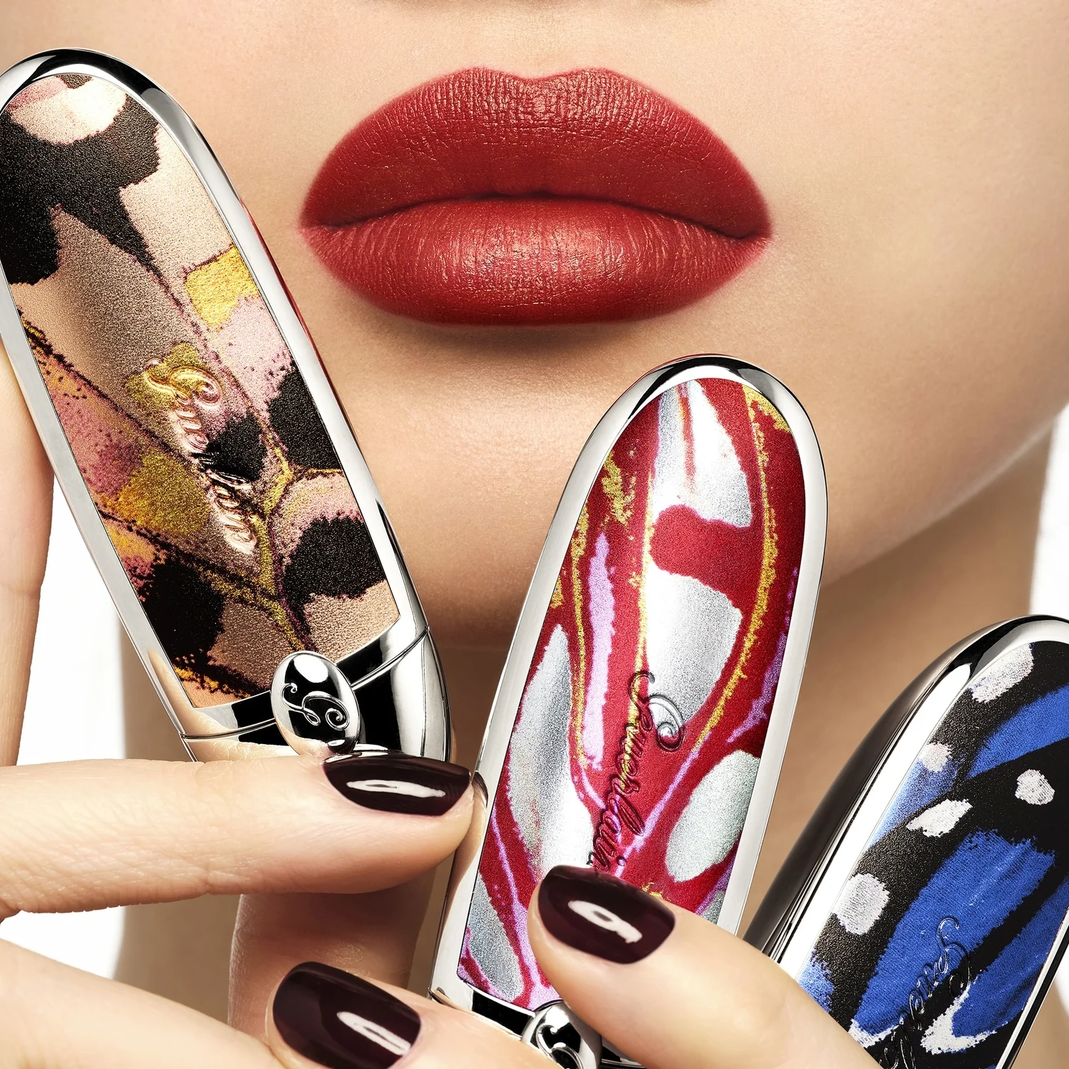 Rúž na pery Lips Rouge G Luxusný zamatový metalický odtieň