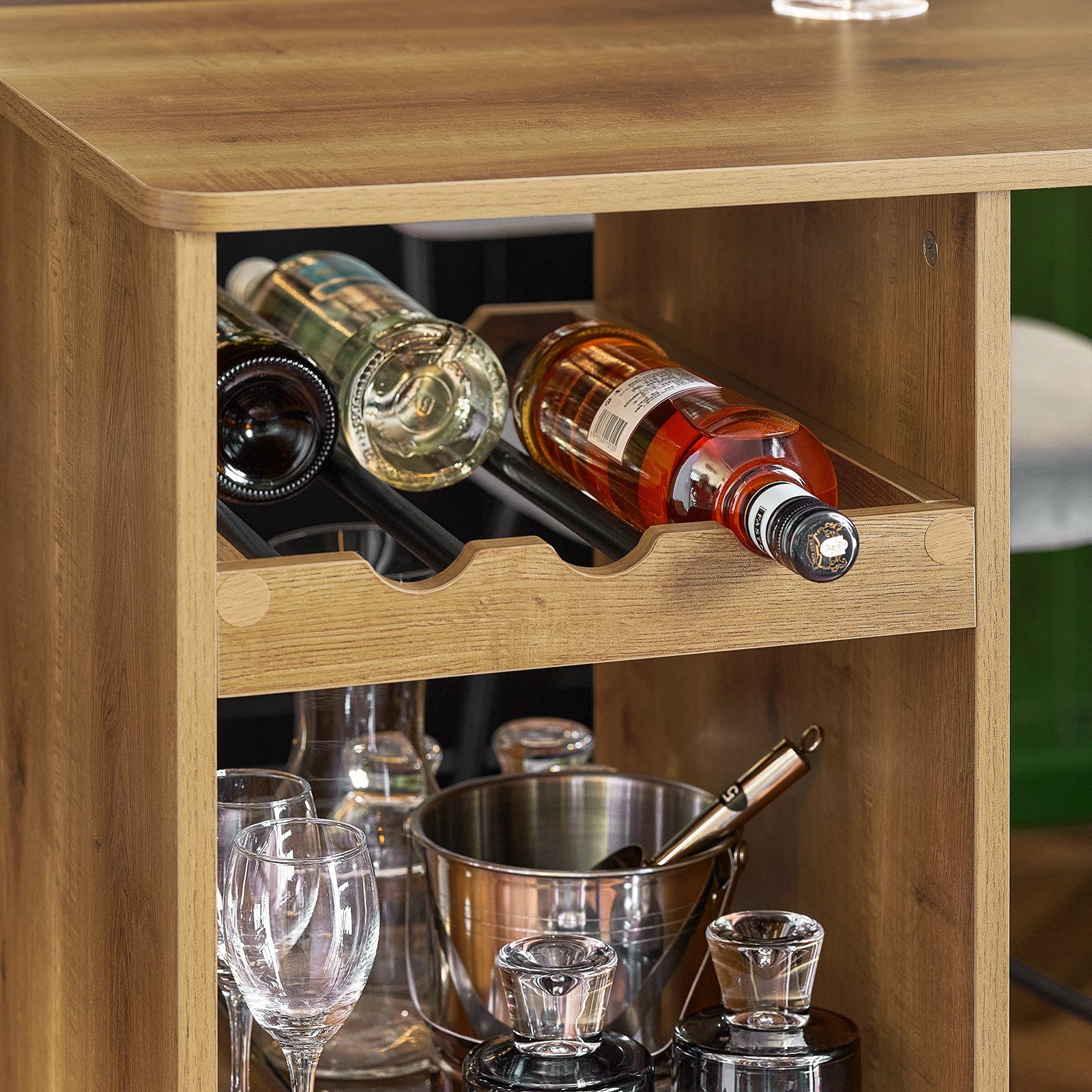 SoBuy Bartisch FWT97, Esstisch Balkontisch Küchentisch Bistrotisch Stehtisch Balkontisch