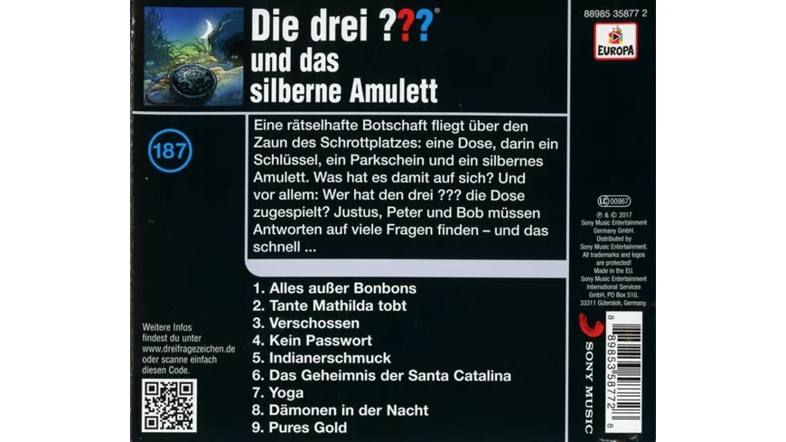187/und das silberne Amulett