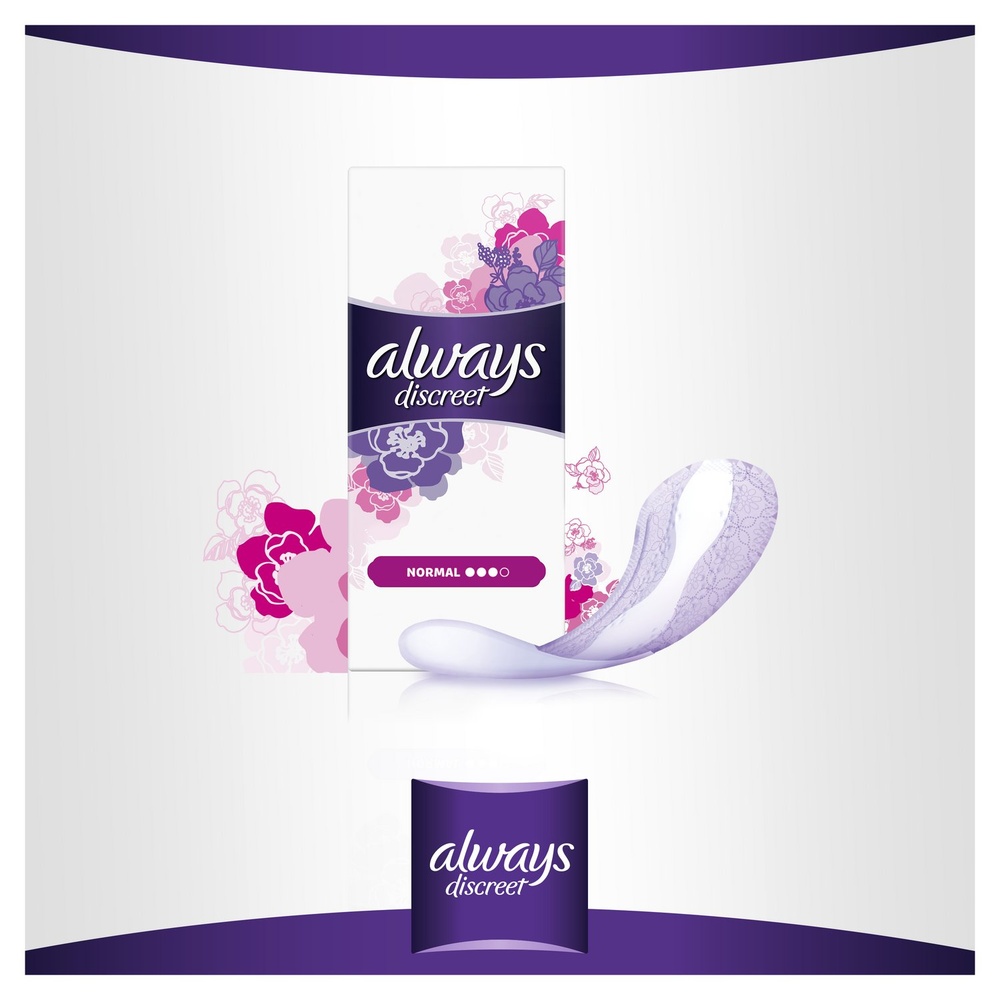 always Always Discreet Protège-Slip Fuite Urinaire Protège-Slips Pour Fuites Urinaires