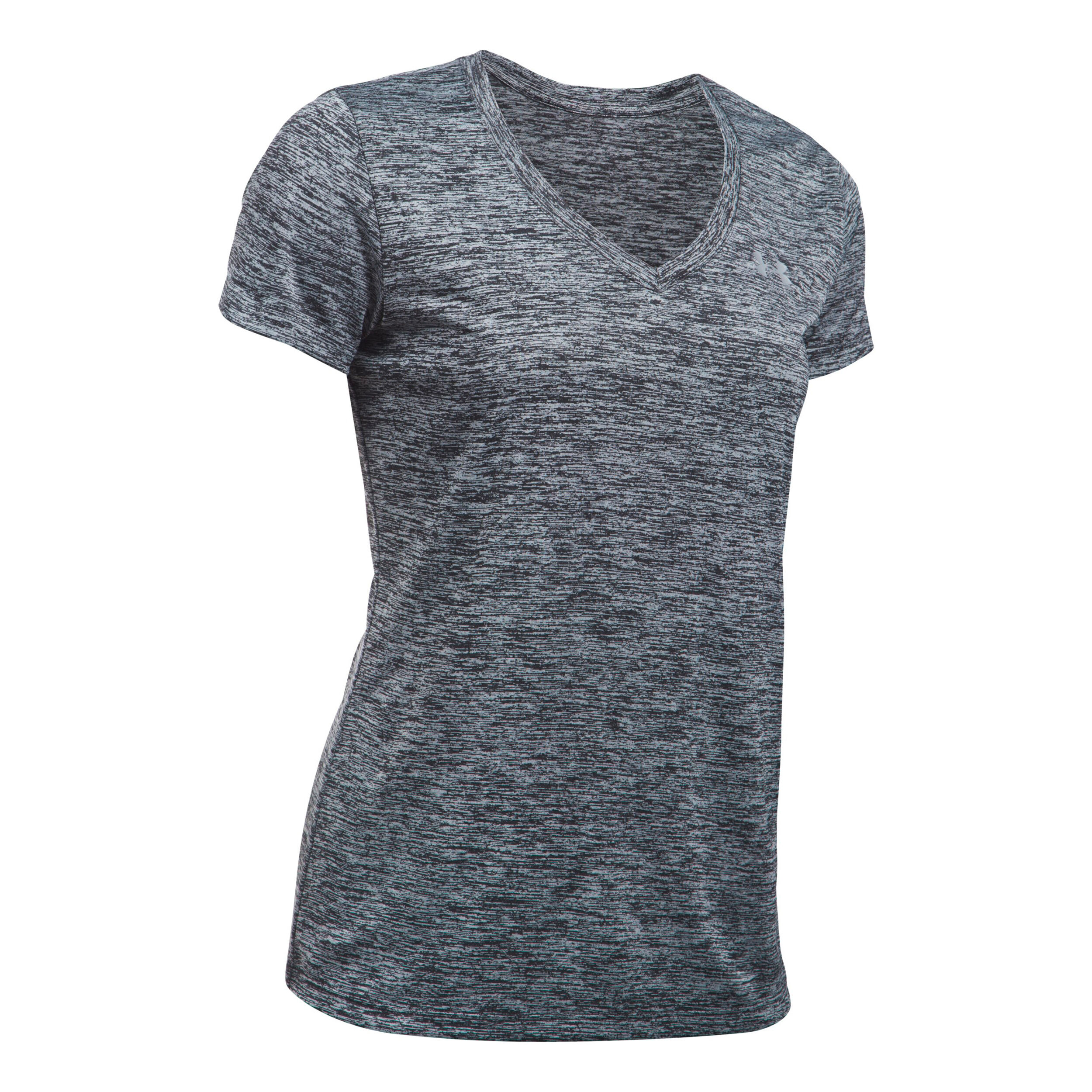Tech Twist T-Shirt Damen - Dunkelgrau, Schwarz
