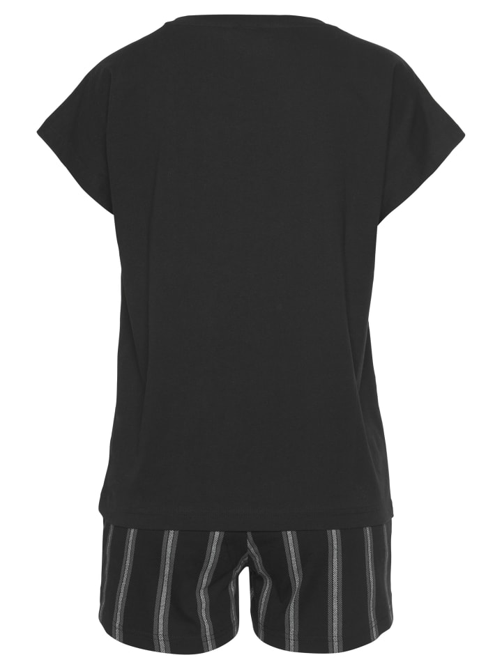 VIVANCE DREAMS Shorty in schwarz-gestreift günstig kaufen