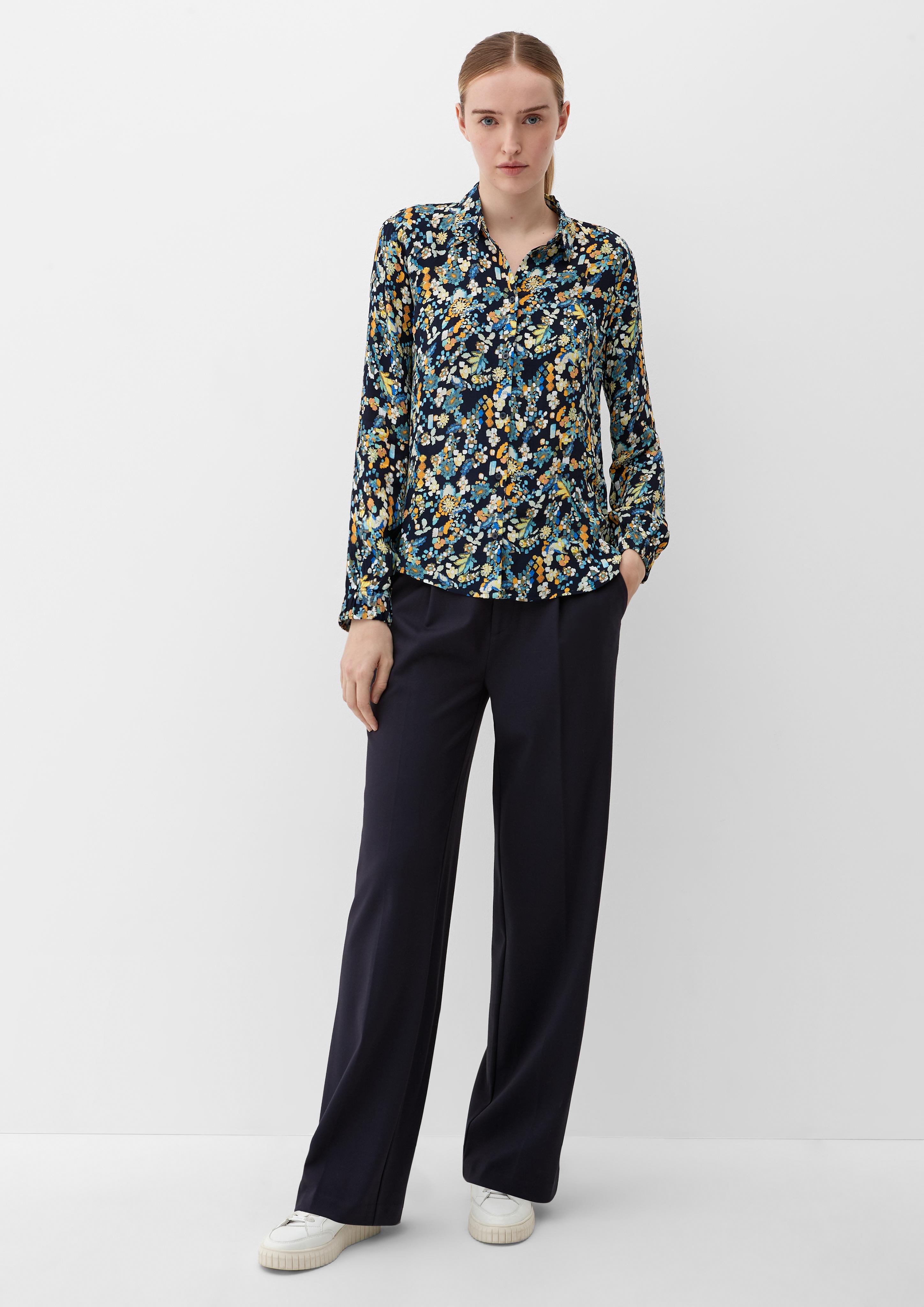 Viskosebluse mit Crêpestruktur  2128304-59A0