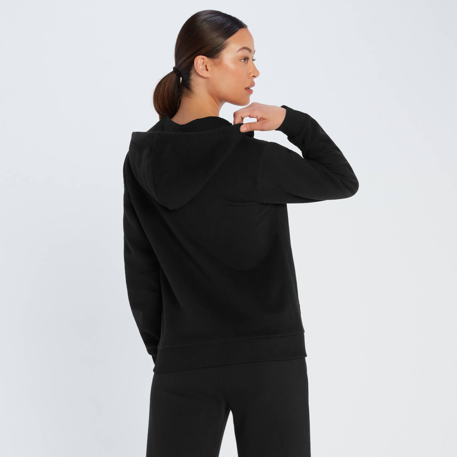 Sweat à capuche zippé MP Essentials pour femmes – Noir