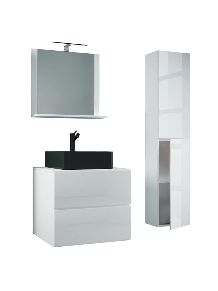 ebuy24 Badmöbelset LendasLBL weiß weiß 94 x 52 cm günstig kaufen onesize
