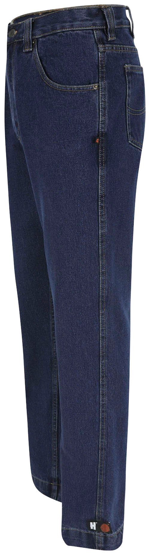 Herock Arbeitshose Pluto Jeanshose Reine Baumwolle, schwer entzündbar, angenehmer Tragekomfort, 6 Taschen