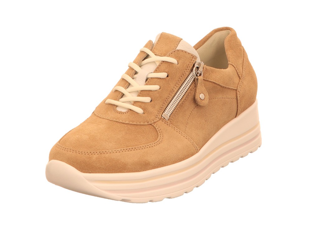 WALDLÄUFER Freizeit Schnürer beige
