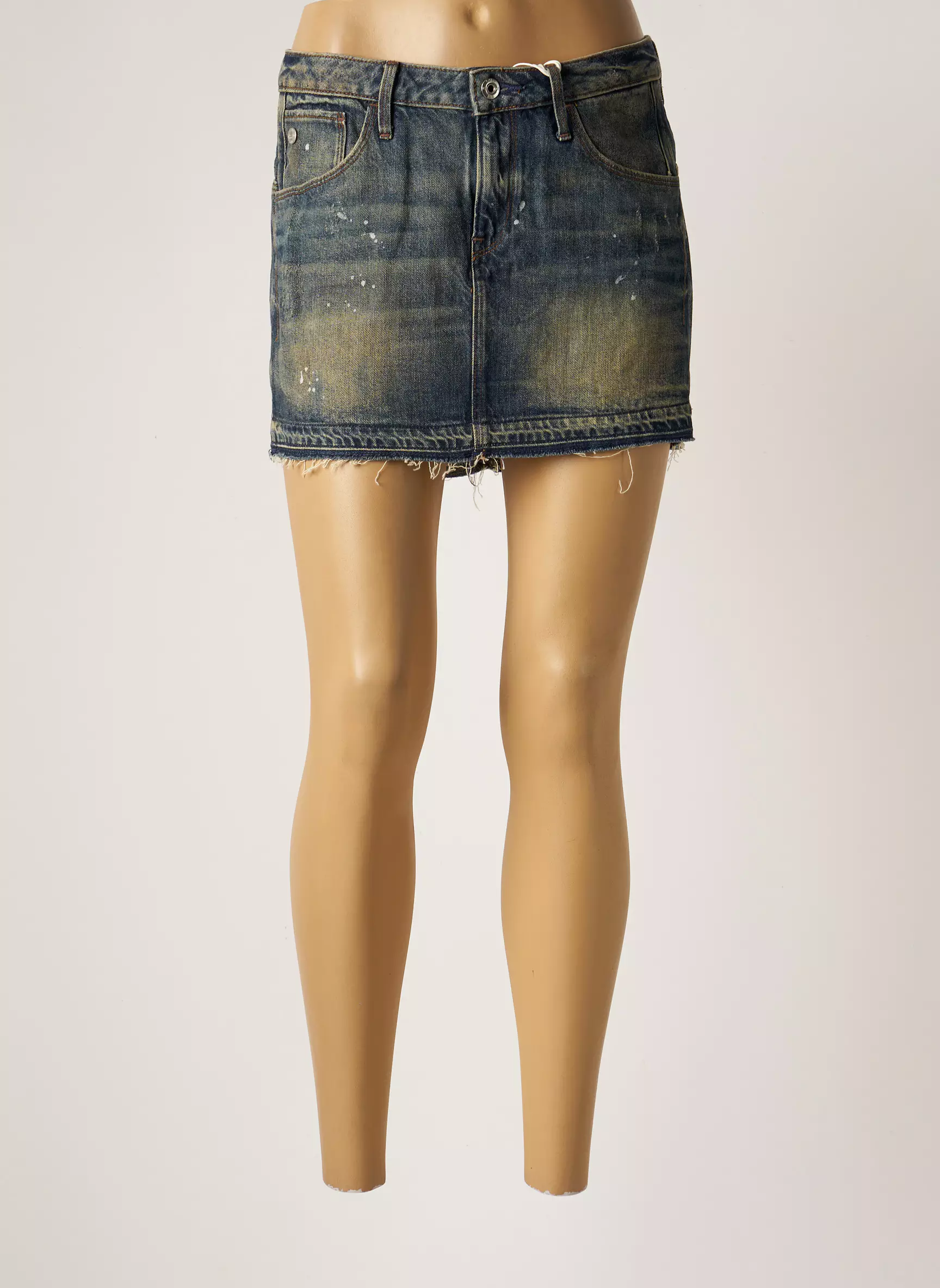 G Star Mini Jupe Femme couleur bleu