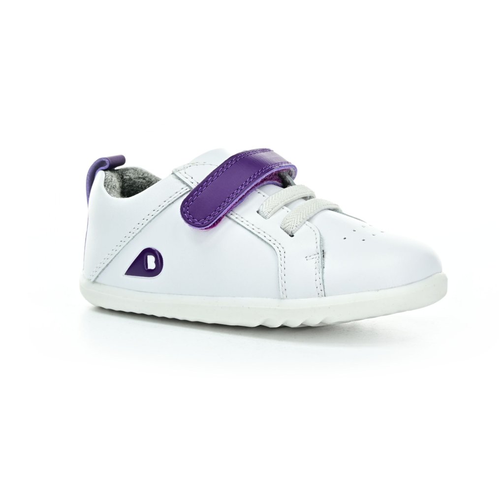 Bobux Optical White _ Murasaki Purple Step Up Barfußschuhe