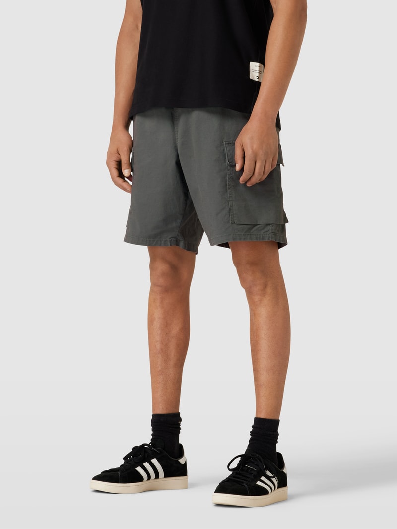 Cargoshorts mit Label-Detail Modell 'SURPLUS' in dunkelgrau