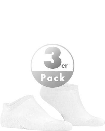 Burlington, Sneakersocken, Mikrofaser, weiß