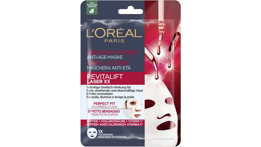 L'Oréal Paris Revitalift Laser X3 Tuchmaske