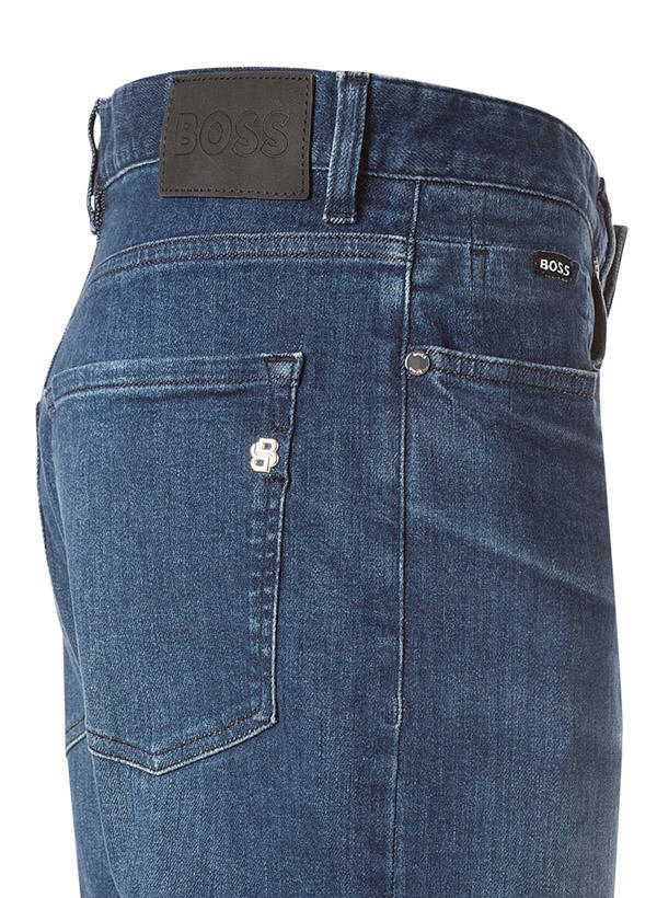 BOSS Black, Jeans, Regular Fit, Baumwolle T400®, dunkelblau