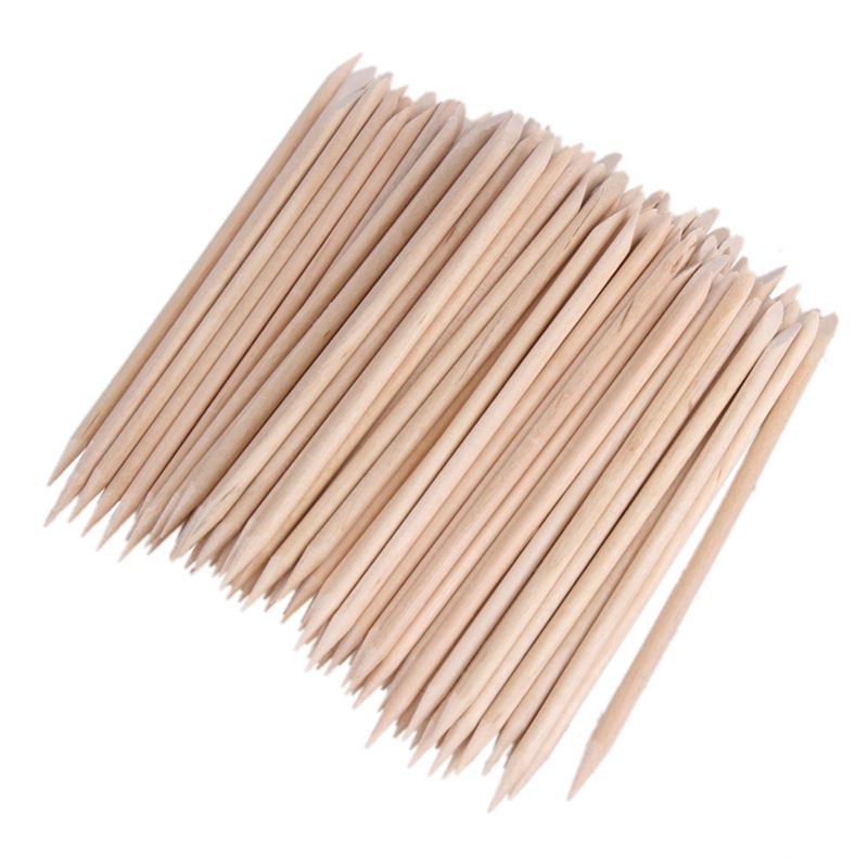 100 stück Manicure Holzstäbe