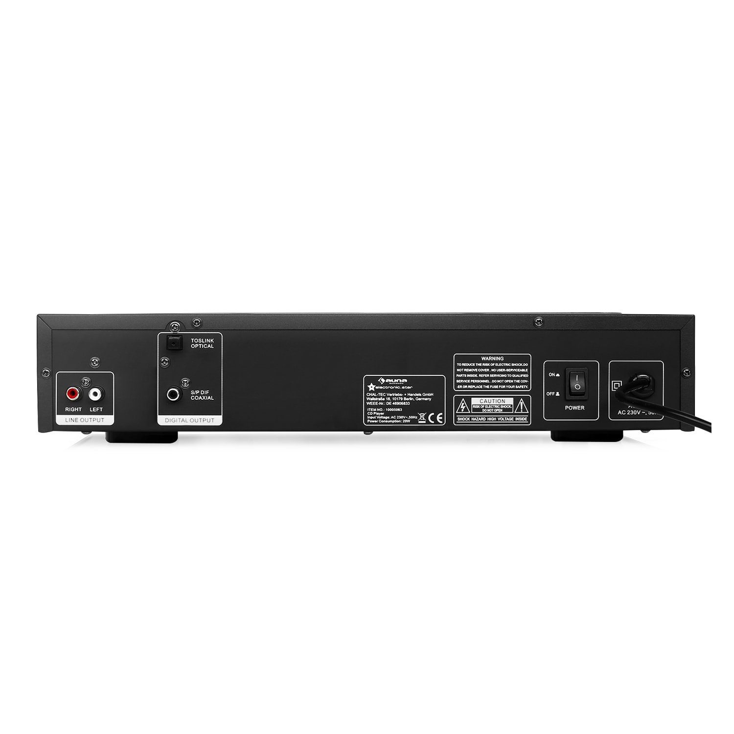 Auna AV2-CD509 Stereoanlage (HiFi CD Player MP3 Musik USB)