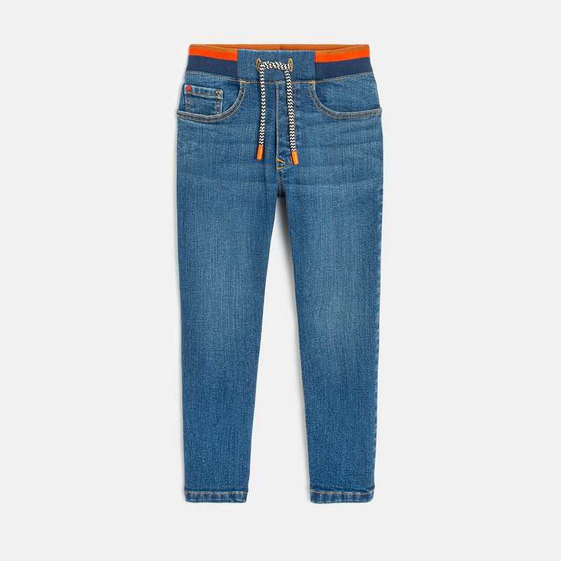 Jean droit garçon denim bleu stone Catimini