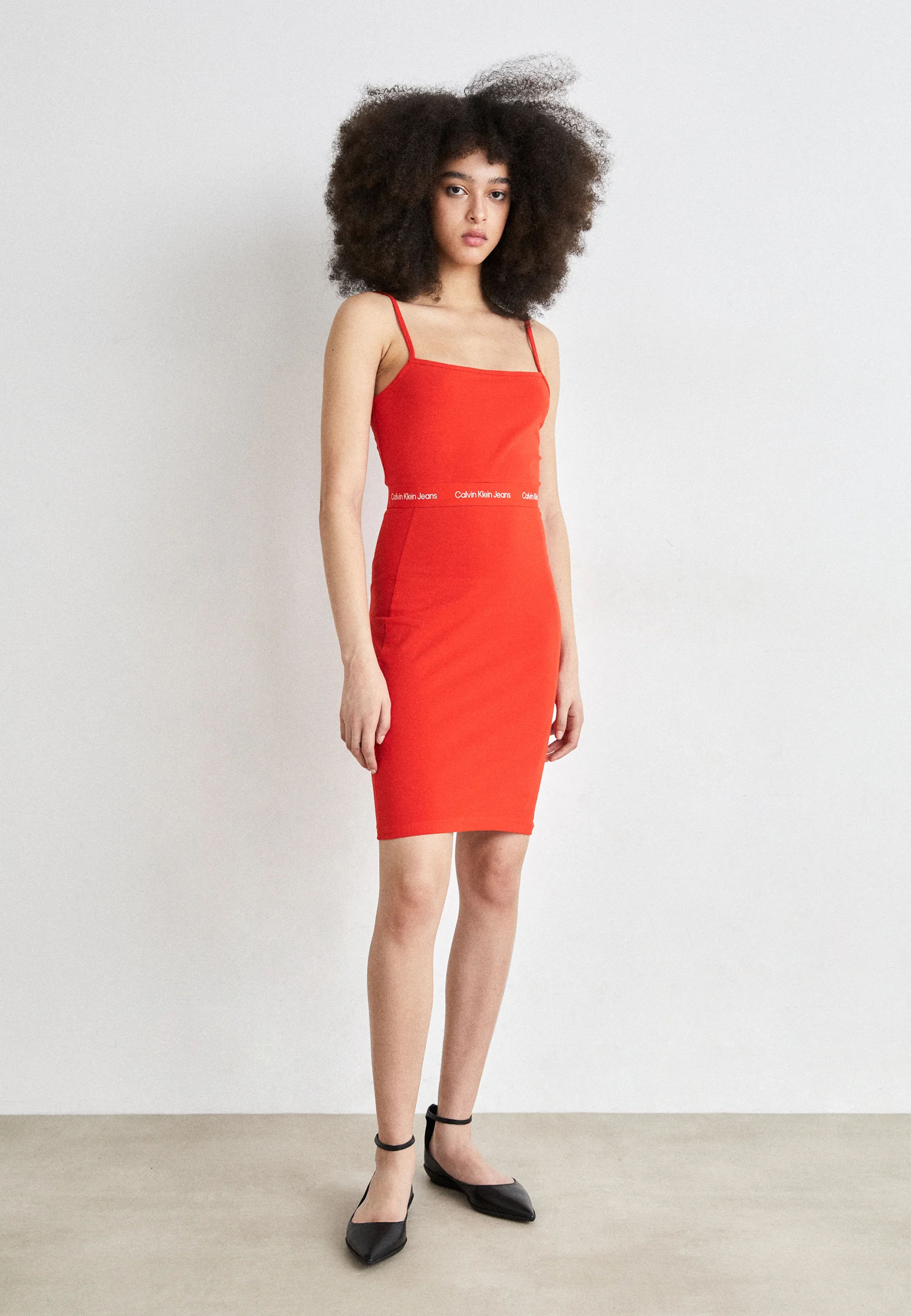 Calvin Klein WRAPPED ANKLE STRAP - Bailarinas con tira