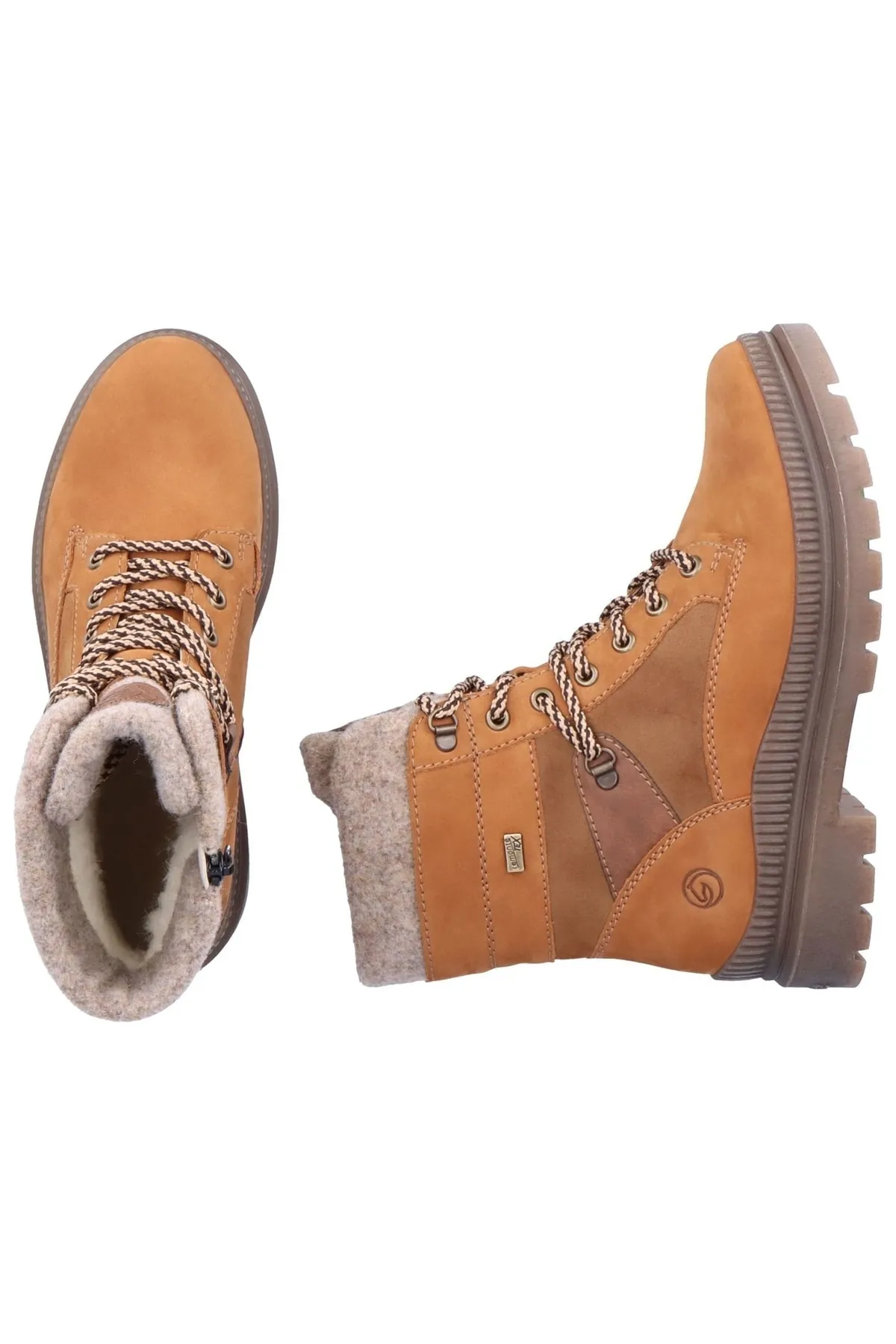 Remonte  Stiefelette - Braun - Blockabsatz