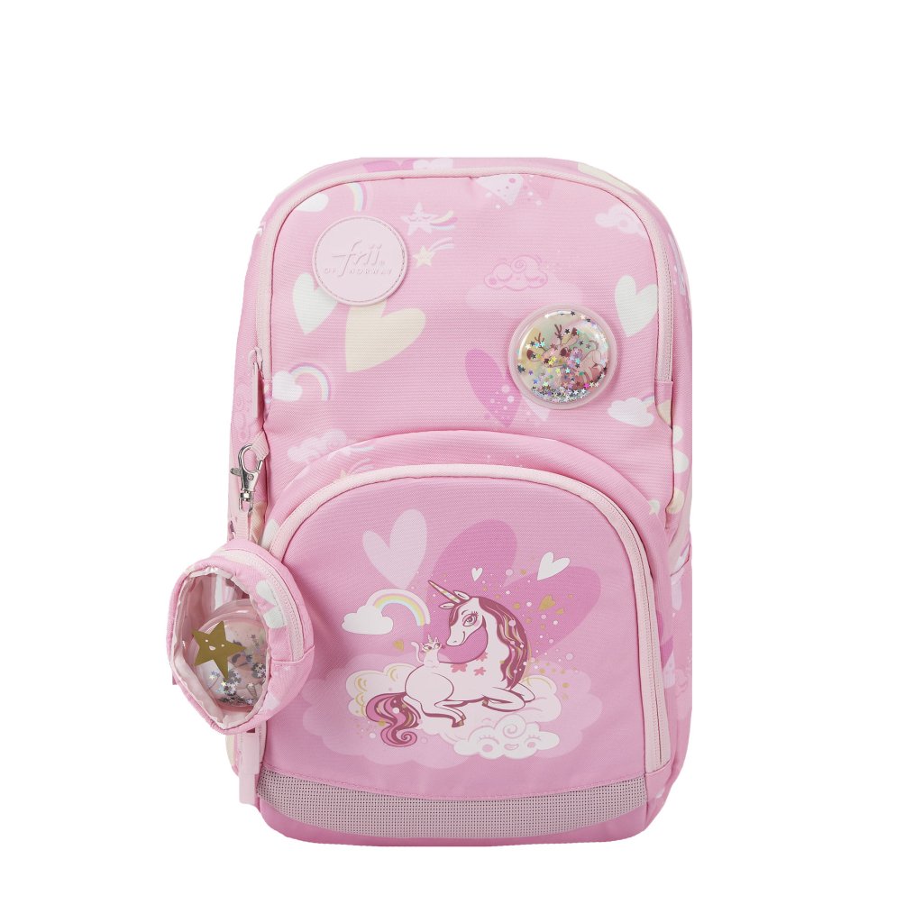Frii of Norway Ergonomischer Schulrucksack Expand 20-25l Unicorn Pink